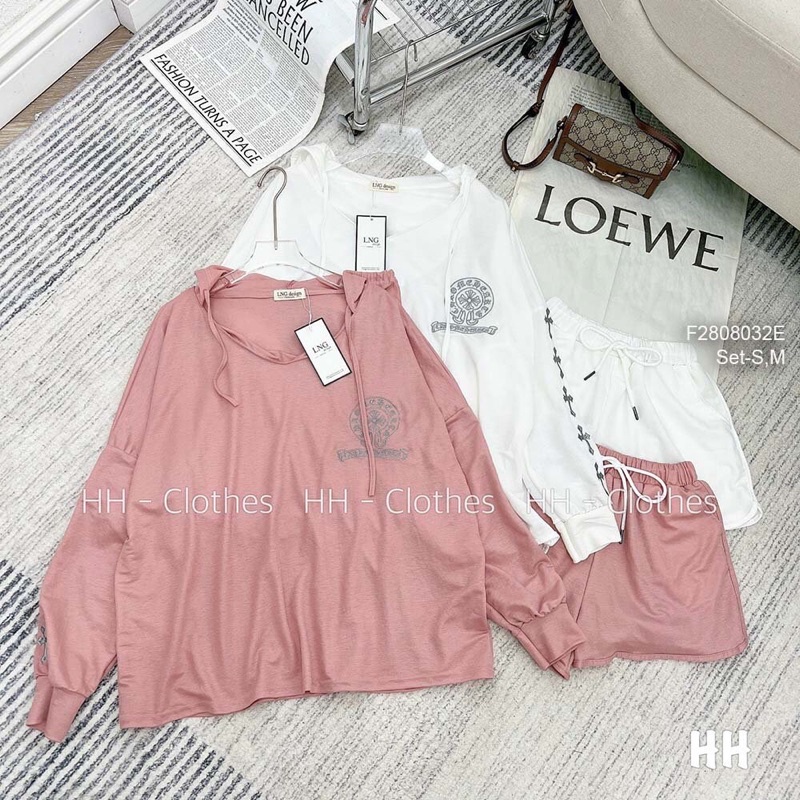 Set bộ áo thun 3 lỗ chữ phối quần dài thể thao viền sọc