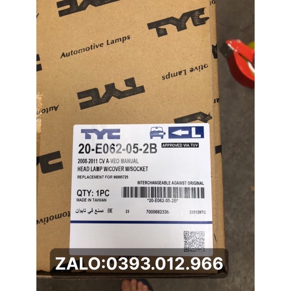 ĐÈN PHA CHEVROLET AVEO