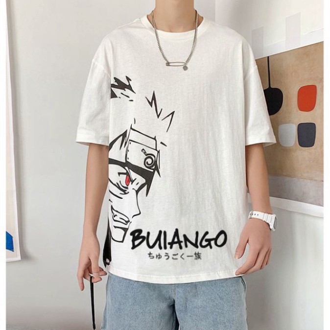 Áo thun, áo phông tay lỡ form rộng oversize anime hoạt hình NARUTO M503 DH KL SHOP ML SHOP