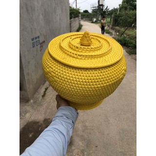 Bộ ủ ấm mây kĩ có chân + ấm tích pha trà đúng tích 1,5L