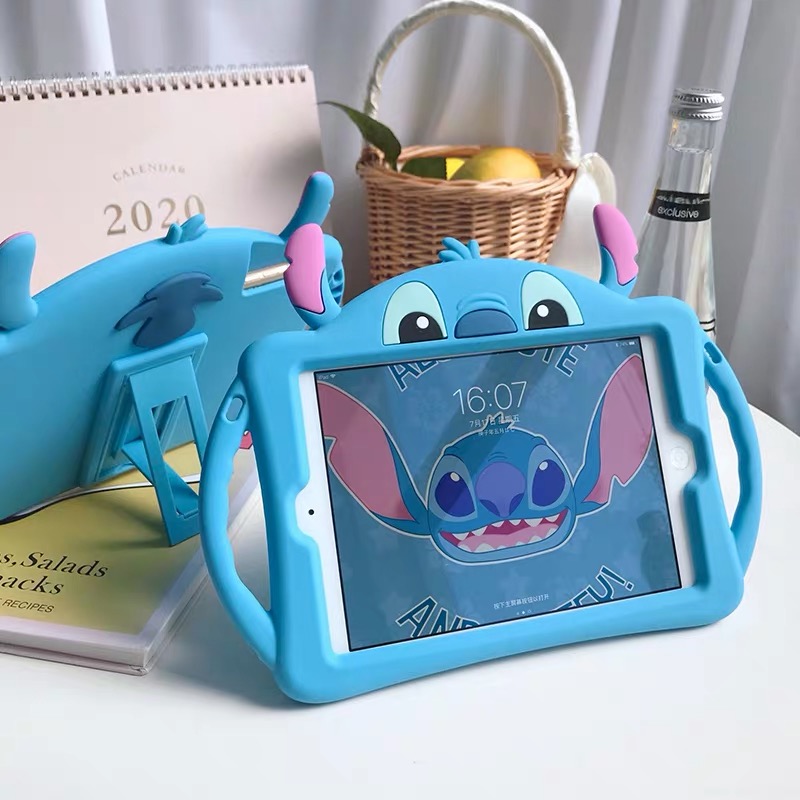 Ốp Máy Tính Bảng Silicon Mềm Chống Rơi Hình Stitch Thời Trang Cho Ipad 2018 Mini1/2/3 Mini4/5 ipad6/Ipad Air2 Pro9.7 ipad6 10.2