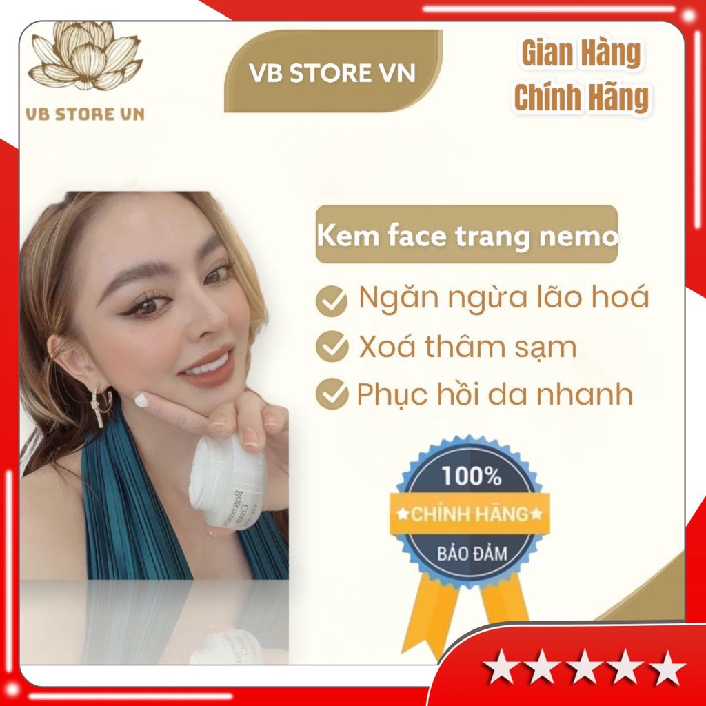 🔆(Chính Hãng) KEM FACE TRANG NEMO