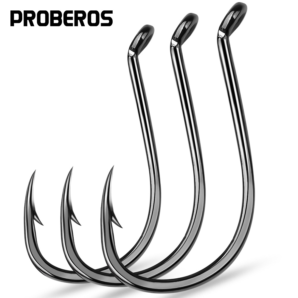 Set 20 Móc Đơn 1 / 0-2 / 0-3 / 0-4 / 0-5 / 0 Chuyên Dụng# Móc Câu Cá Bằng Thép Carbon Cao Cấp Chuyên Dùng