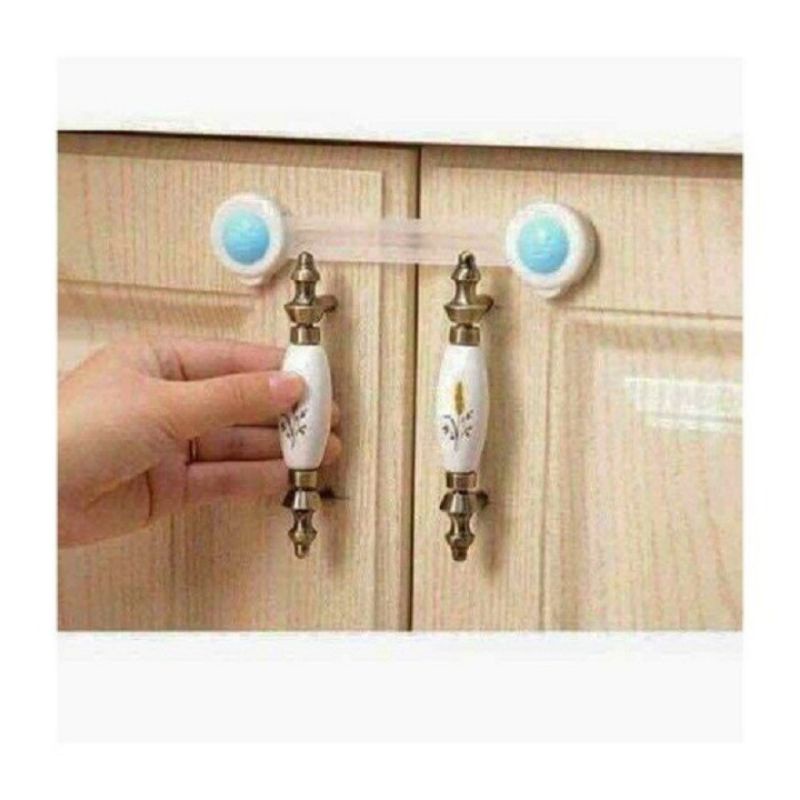 Bộ 02 chiếc dây khoá cửa tủ lạnh, tủ đồ CAO CẤP, ăn toàn cho bé - Soleil Home