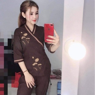 Đồ lam đi chùa lễ phật ( hàng đẹp )