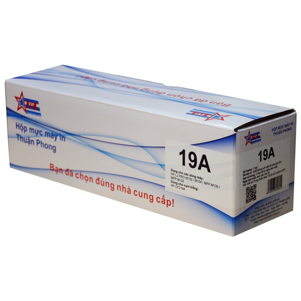 Cụm trống Thuận Phong 19A dùng cho máy in HP M102 / M104 / M130 / M132