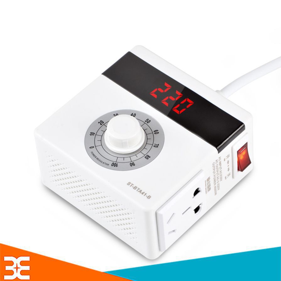 Bộ Điều Chỉnh Điện Áp 220VAC ST-BTA41-B - Chống Giật ( BH : 1 tháng )