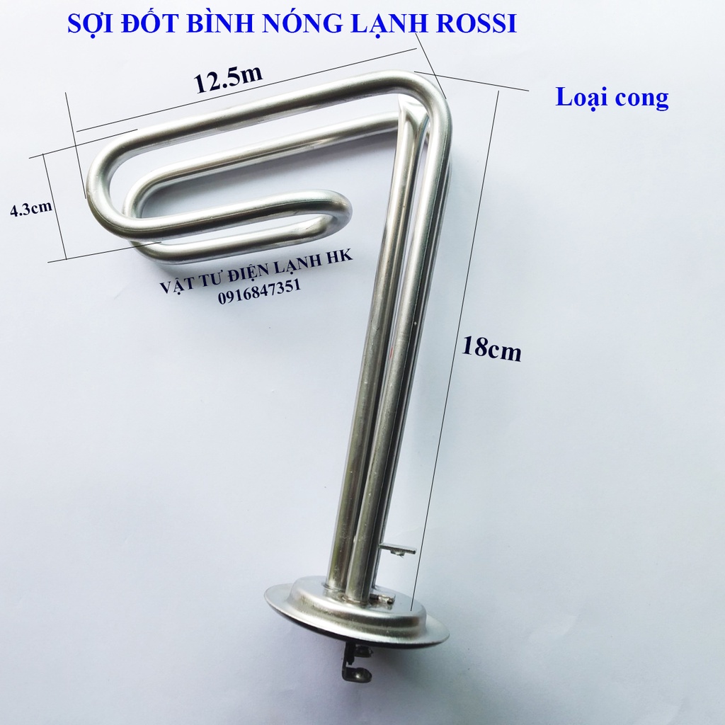 Cọc đốt  ROSSI cong bát 6.5 15L