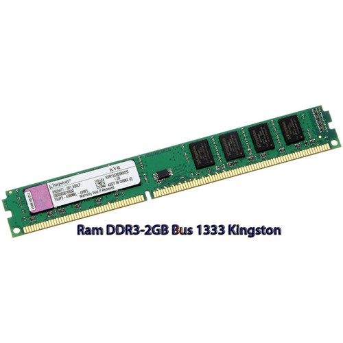 ram kington ddr3 4g và 2g buss  1333  và 1600 cũ