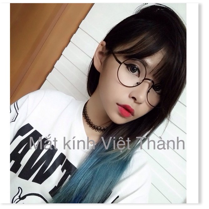 Gọng Kính cận Tròn sắt có hộp kính zon tròn xoe kính harry potter kính vintage