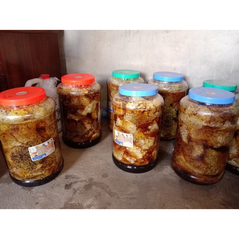 MẬT ONG KHOÁI ( cả sáp)