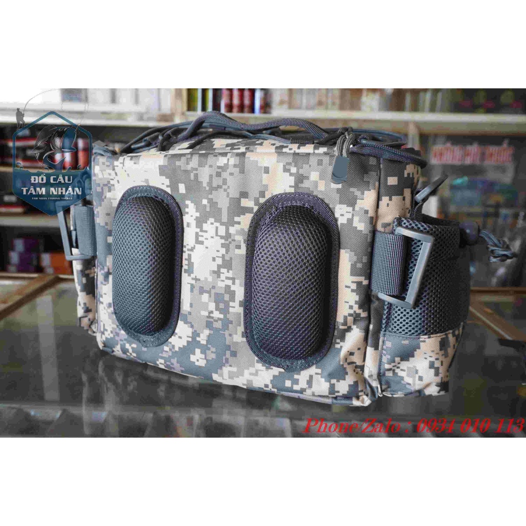 Túi lure Legen Noeby, vải bố rất bền. Màu camo đẹp.