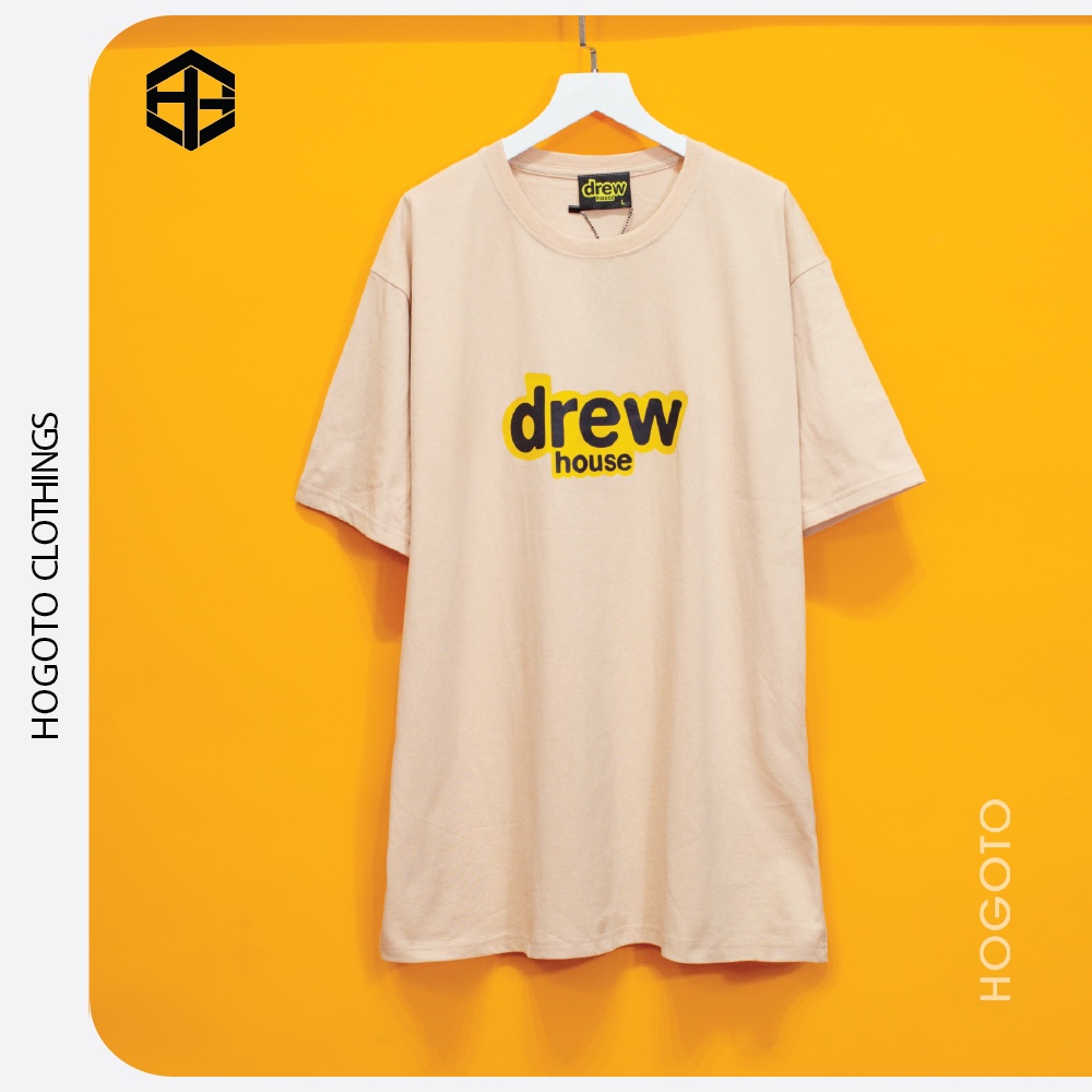 Áo thun tay lỡ DREW House Hogoto shop , Áo thun unisex nam nữ form rộng oversize chất liệu Cotton | BigBuy360 - bigbuy360.vn