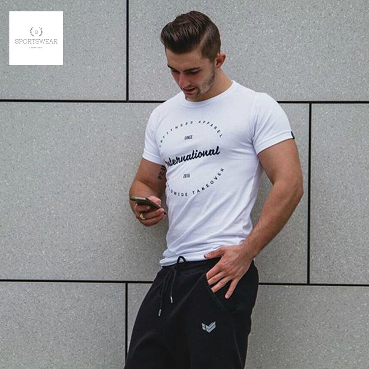 Áo tập gym thể thao cao cấp GYSFITNESS APPAREAL International Sportswear Concept khô thoáng thoải mái đàn hồi thời trang