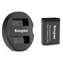 Đốc sạc đôi + 2 Pin LP-E12 cho Canon M10 M50 100D M2 EOS-M – KINGMA chính hãng