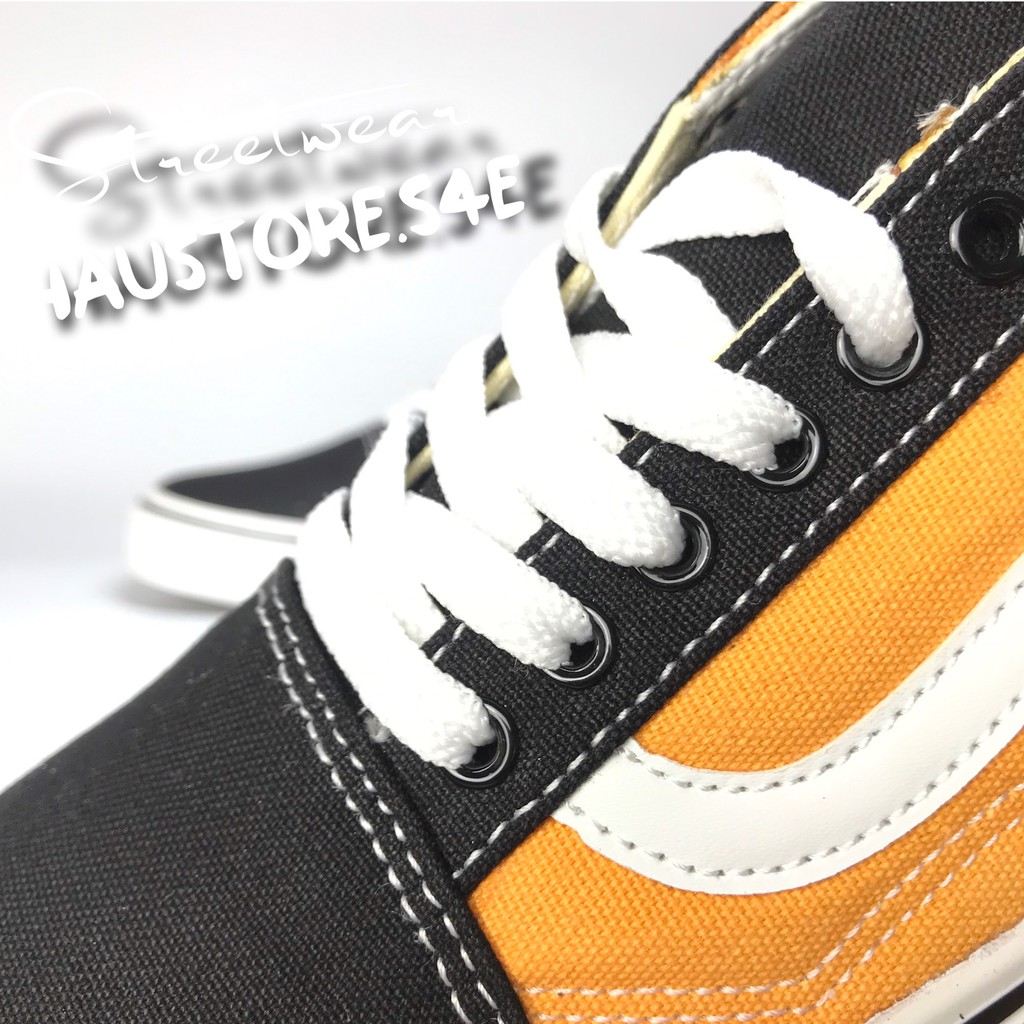 Giày V Old School Vàng Đen full Box,tag tặng dây V |Ảnh thật,vidieo thật - Freeship|