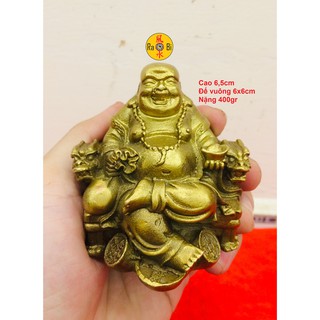 Phật Di Lặc ngồi ngai vàng nhỏ - Tượng Đồng Phong Thủy