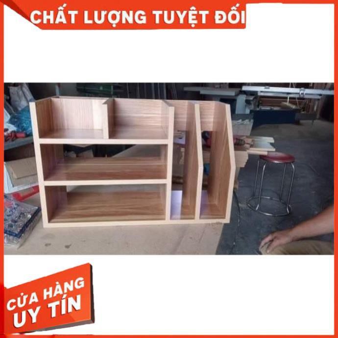 Kệ để hồ sơ văn phòng tiện lợi, kệ sách để bàn nhỏ gọn gỗ MDF chống ẩm cao cấp