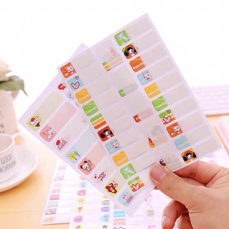 🌸 Name sticker - Miếng dán ghi họ tên 🌸