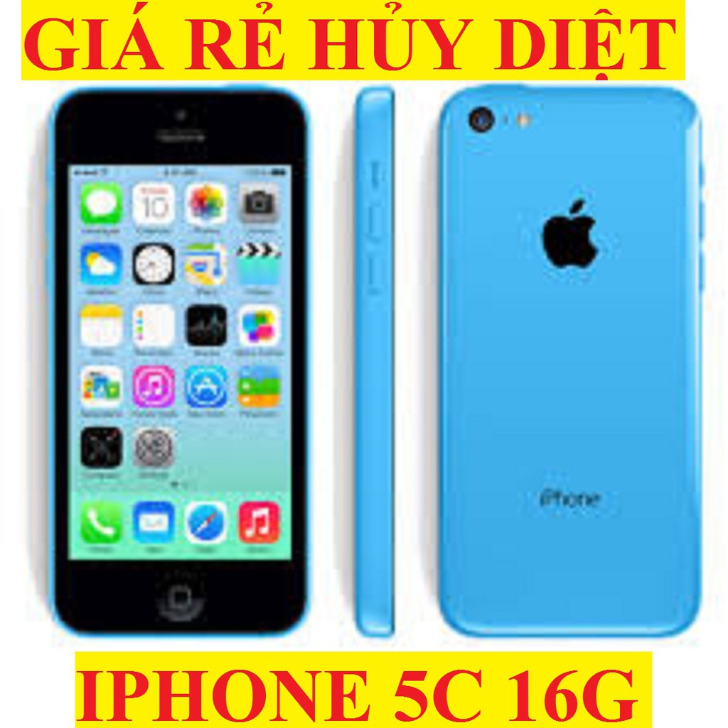 điện thoại Iphone 5C 32G Chính hãng, chơi TIktok Zalo Youtube Fb mượt