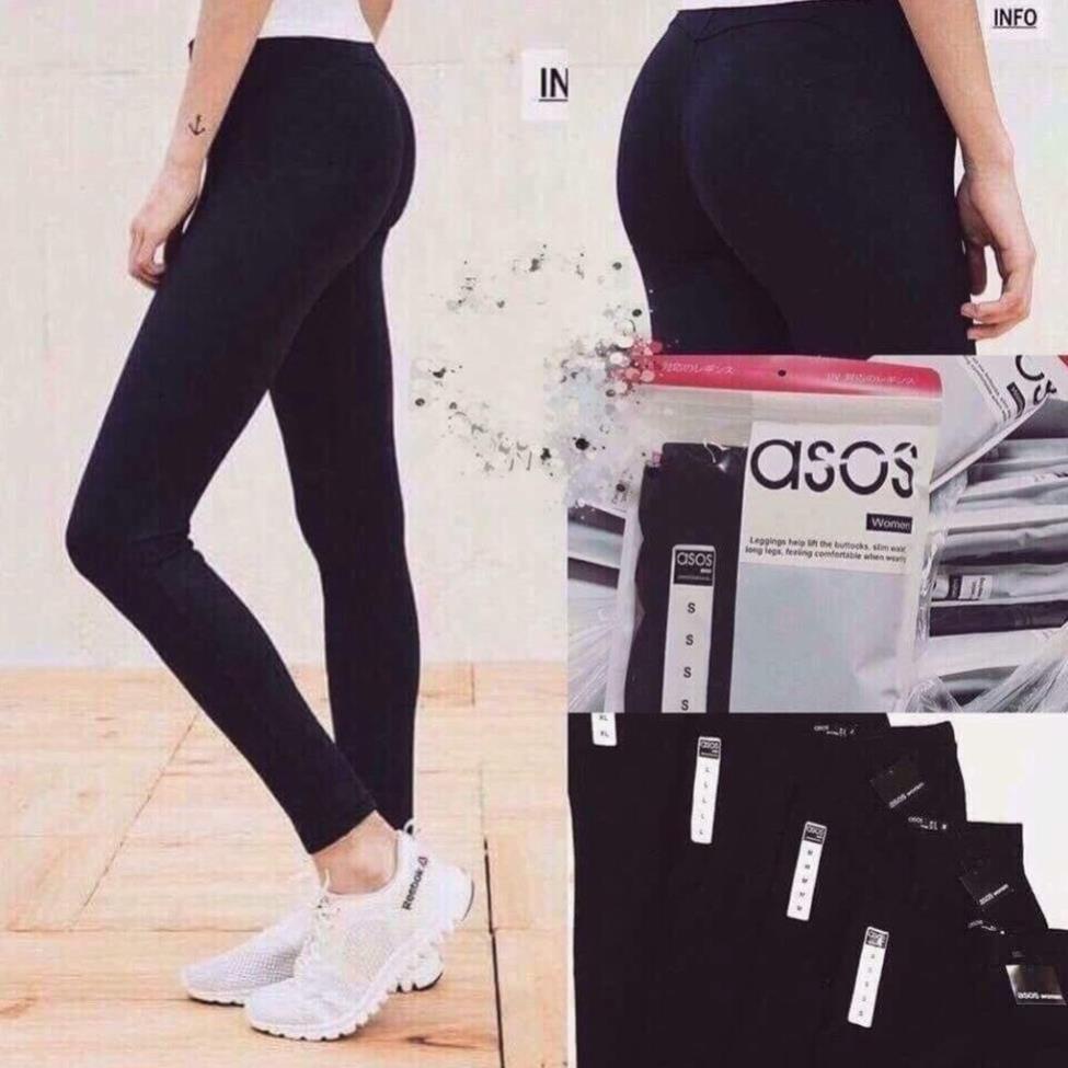 Quần LEGGING Quần Nữ Nâng Mông Lưng Cao Dáng Đẹp Chất Liệu Vải Cotton 100% (45-65kg)