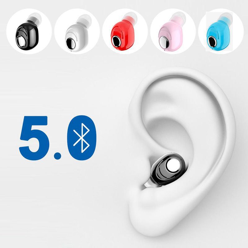 Tai Nghe Nhét Tai Bluetooth 5.0 Không Dây Mini Phong Cách Thể Thao Cho iPhone 11 XR Xiaomi Redmi Điện Thoại