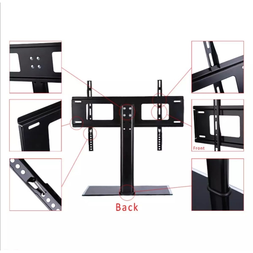Chân Đế Tivi Đa Năng - Để Bàn Moden RM 606 - Đở tivi 32-55 ich