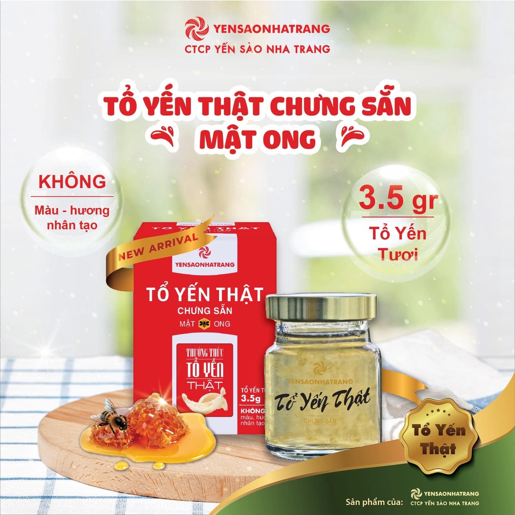 [YẾN SÀO NHA TRANG] Tổ Yến thật chưng sẵn - Mật Ong - Lọ 70ml | Shopee ...