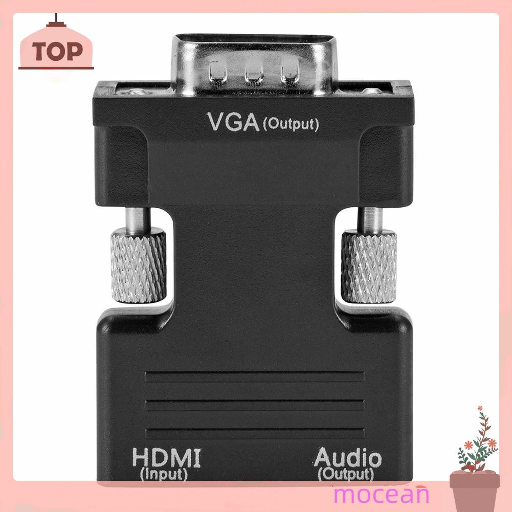 Bộ Chuyển Đổi Hdmi-Compatible Female Sang Vga Hỗ Trợ Âm Thanh 1080p