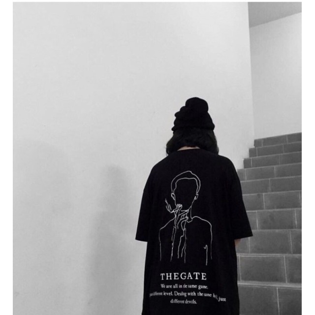 [ Rất Đáng Tiền ] Nhập WA185 giảm 10k đơn 99k_  Áo thun tay lỡ Unisex THE GATE ( kèm ảnh video thật ) | BigBuy360 - bigbuy360.vn