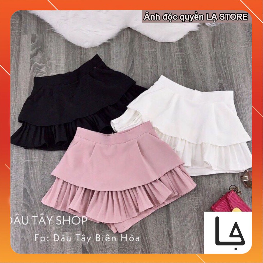 [SALE HOT]  CHÂN VÁY TẦNG XẾP LI CV191 ( có lót quần ) đủ size S M L