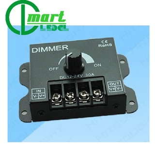 ✅[Siêu Rẻ] Bộ Dimmer PWM Điều Chỉnh Độ Sáng Đèn, Động Cơ DC 12-24V (Dòng Max 30A)