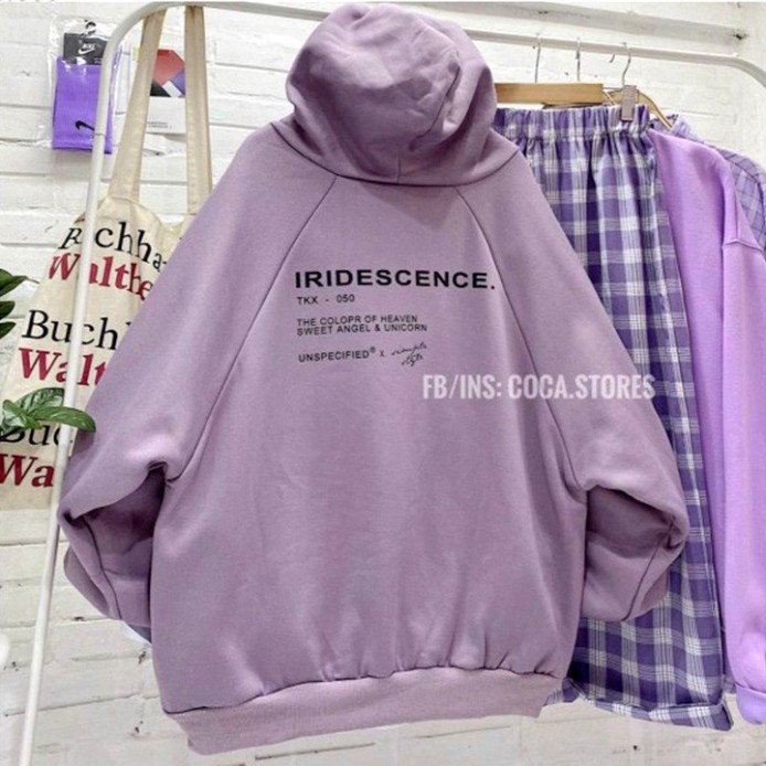 (Siêu Rẻ) ÁO HOODIE - ÁO KHOÁC NỈ NGOẠI Form Dơi Tay Phồng (HD2360 - Simple Style - Ảnh Thậ)