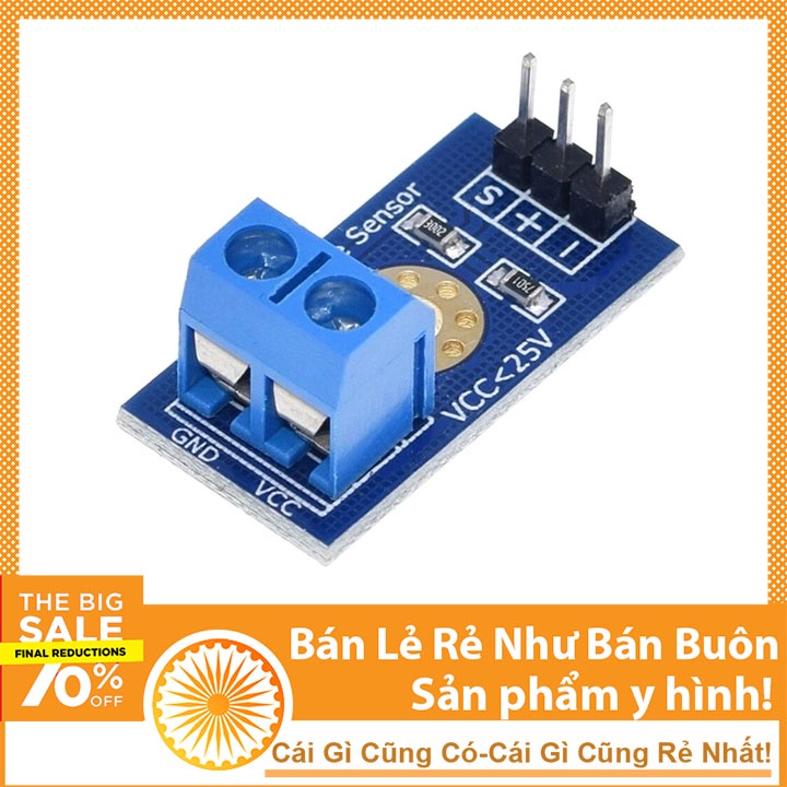 Module Cảm Biến Điện Áp DC 0-25V Sử Dụng Cho Arduino