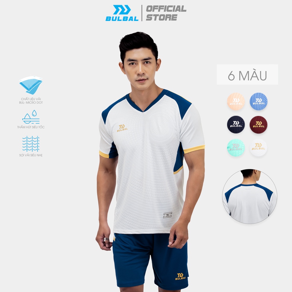 Bộ quần áo bóng đá Bulbal Xona co giãn tốt, thông thoáng thoải mái và mềm mịn, họa tiết nổi bật với 6 màu sắc.
