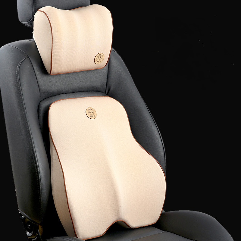 Tựa đầu ô tô Đệm tựa lưng Ô tô Memory Foam Đệm ô tô Đệm tựa lưng Hỗ trợ đầu Ô tô Tựa cổ Gối Memory Foam Thắt lưng Cổ Gối Gối Phụ kiện Ô tô