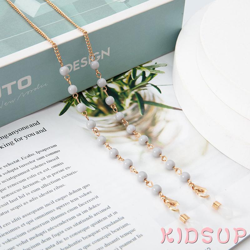Dây đeo mắt kính đính hạt pha lê phong cách cổ điển dành cho nữ