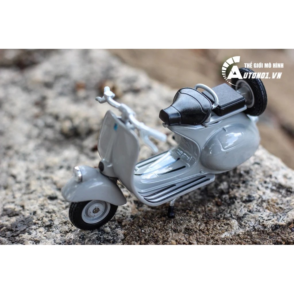 MÔ HÌNH XE VESPA 125CC 1953 GREY 1:18 WELLY 5724