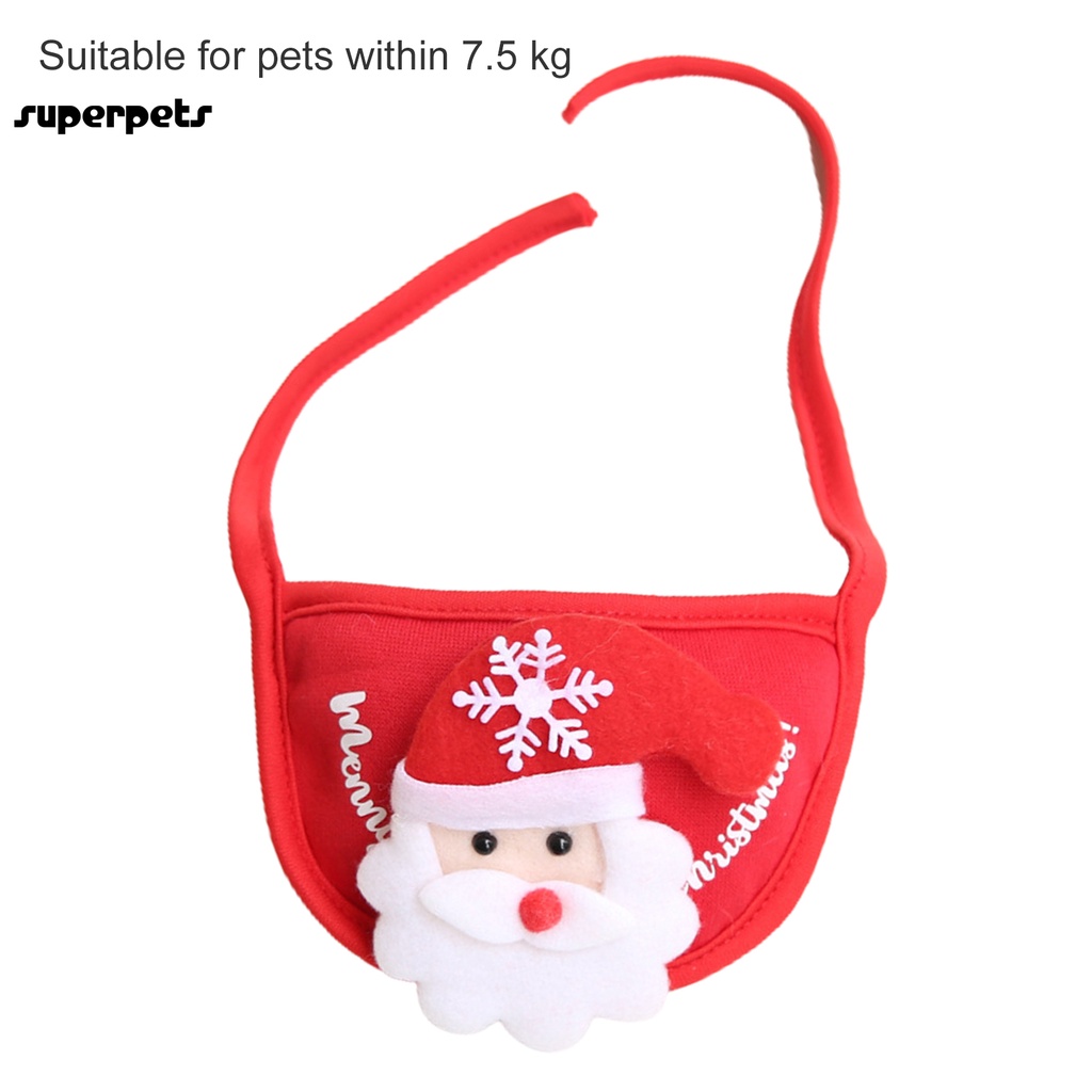 Khăn choàng cổ hóa trang giáng sinh dễ thương cho thú cưng