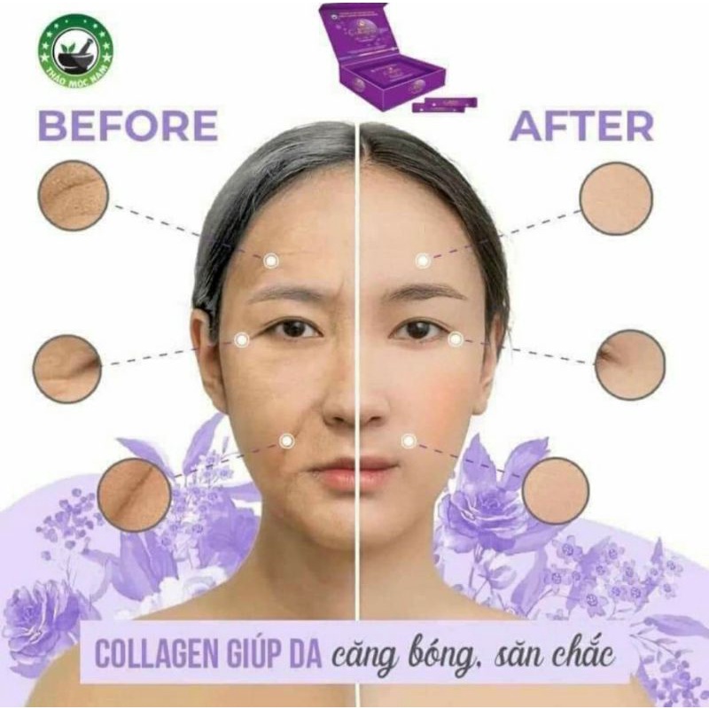 COLLAGEN sắc ngọc nữ thảo mộc nam, hàng chính hãng