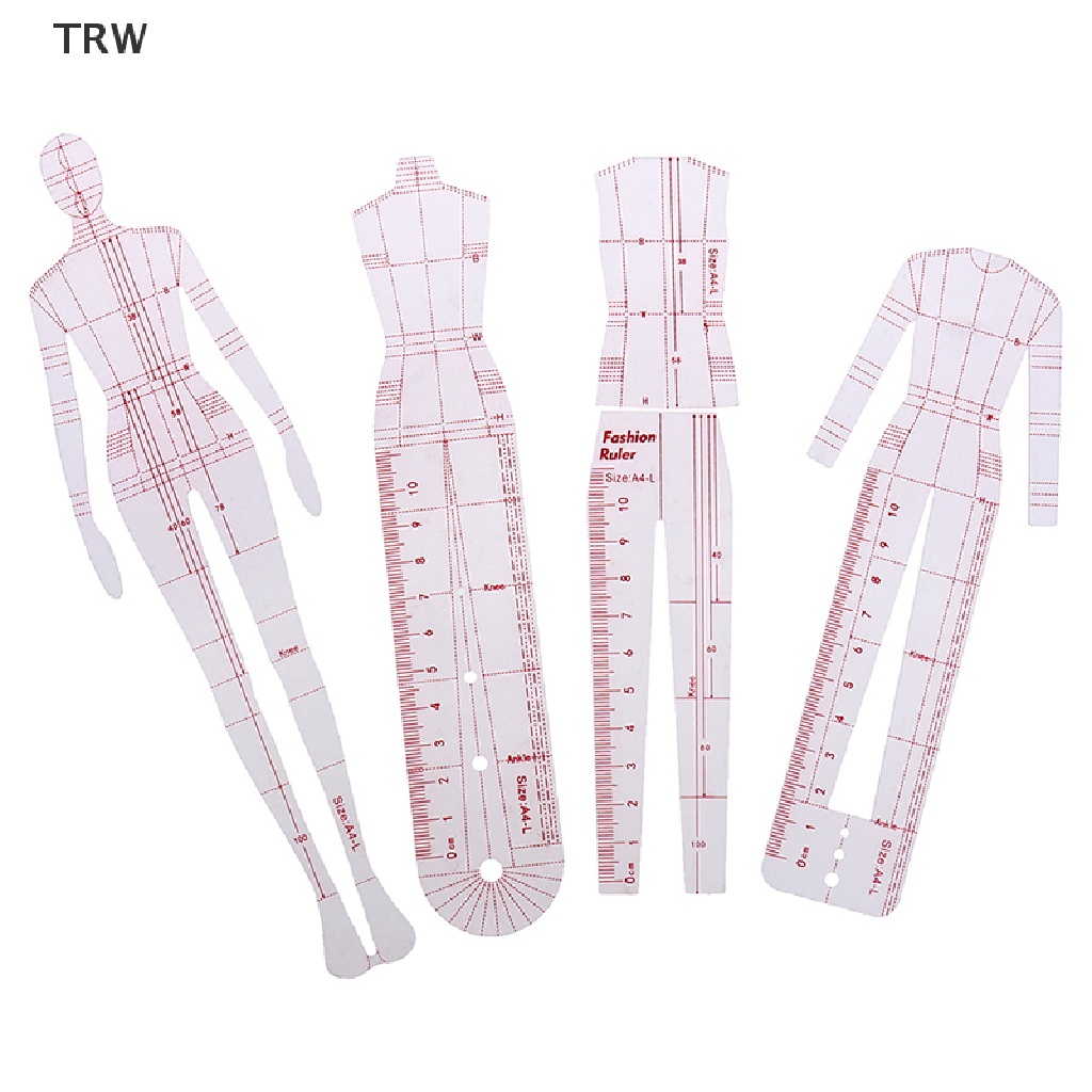 Mẫu vẽ hình thước vẽ thời trang TRW cho mẫu phác thảo thiết kế thời trang