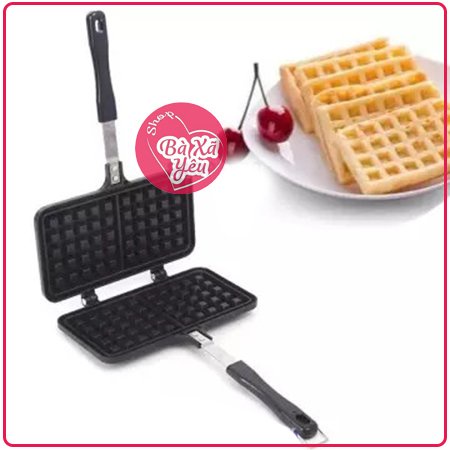 Khuôn Làm Bánh Nướng Chống Dính Waffle Chữ Nhật - BX3956