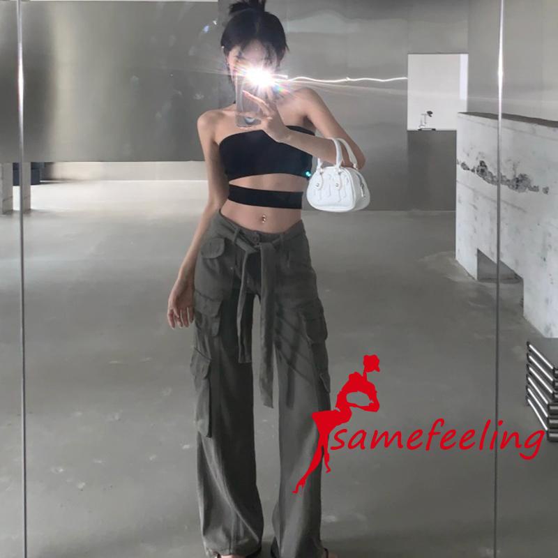 Sf Áo Croptop Sát Nách Hở Lưng Ôm Dáng Thời Trang Mùa Hè Cho Nữ