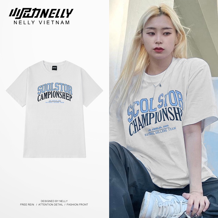 Áo Thun Unisex Nam Nữ Form Dáng Rộng Nelly Cotton Premium Tay Lỡ In Hình Soulstor