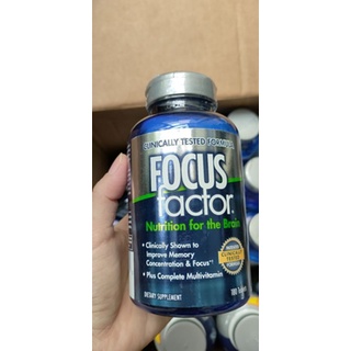 Viên Uống Bổ Não - Giảm Stress - Tăng Cường Trí Nhớ focus factor nutrition for the brain 180 tablets Của Mỹ