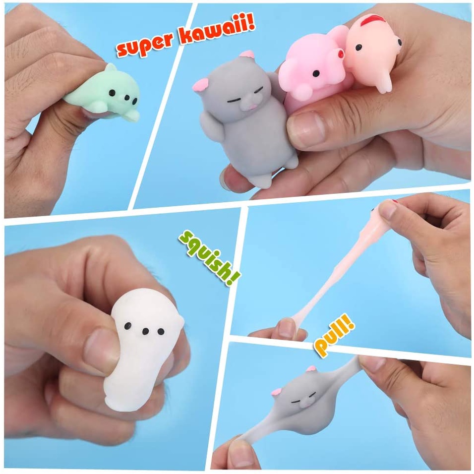 Set 10 Đồ Chơi Squishy Mini Dễ Thương Cho Bé
