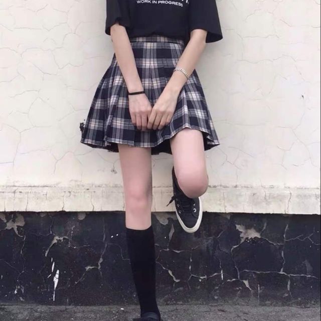 Chân váy kẻ caro có ảnh chụp thật SP | BigBuy360 - bigbuy360.vn
