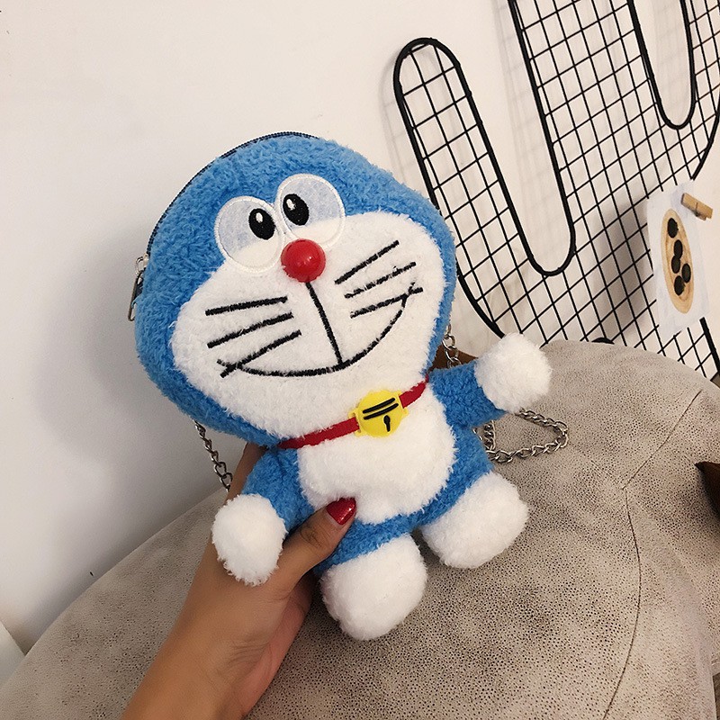 Túi bông đeo chéo DOREMON DORAEMON dễ thương cute