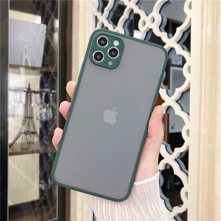 Ốp lưng iphone nhám vuông IP12 5/5s/6/6plus/6s/6splus/7/7plus/8/8plus/x/xr/xs/11/12/pro/max/plus/promax - Awifi S4-10 | BigBuy360 - bigbuy360.vn