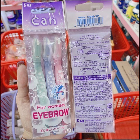 Set 3 Dao Cạo Lông Mày Nhật Bản Sakura